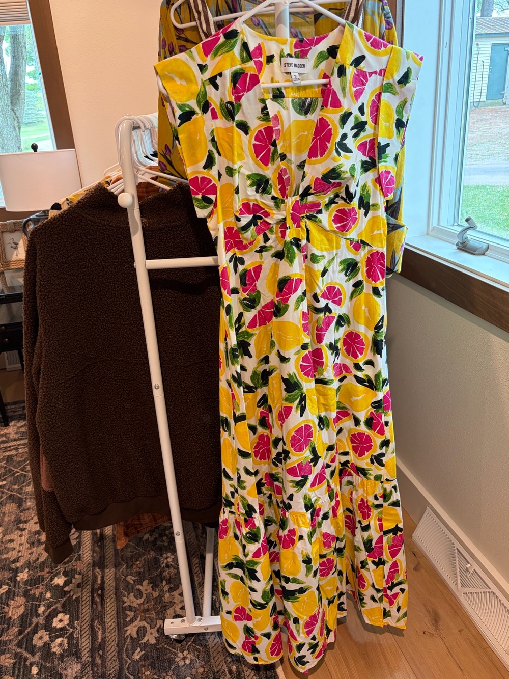 Steve Madden Citrus Print Maxi Dress